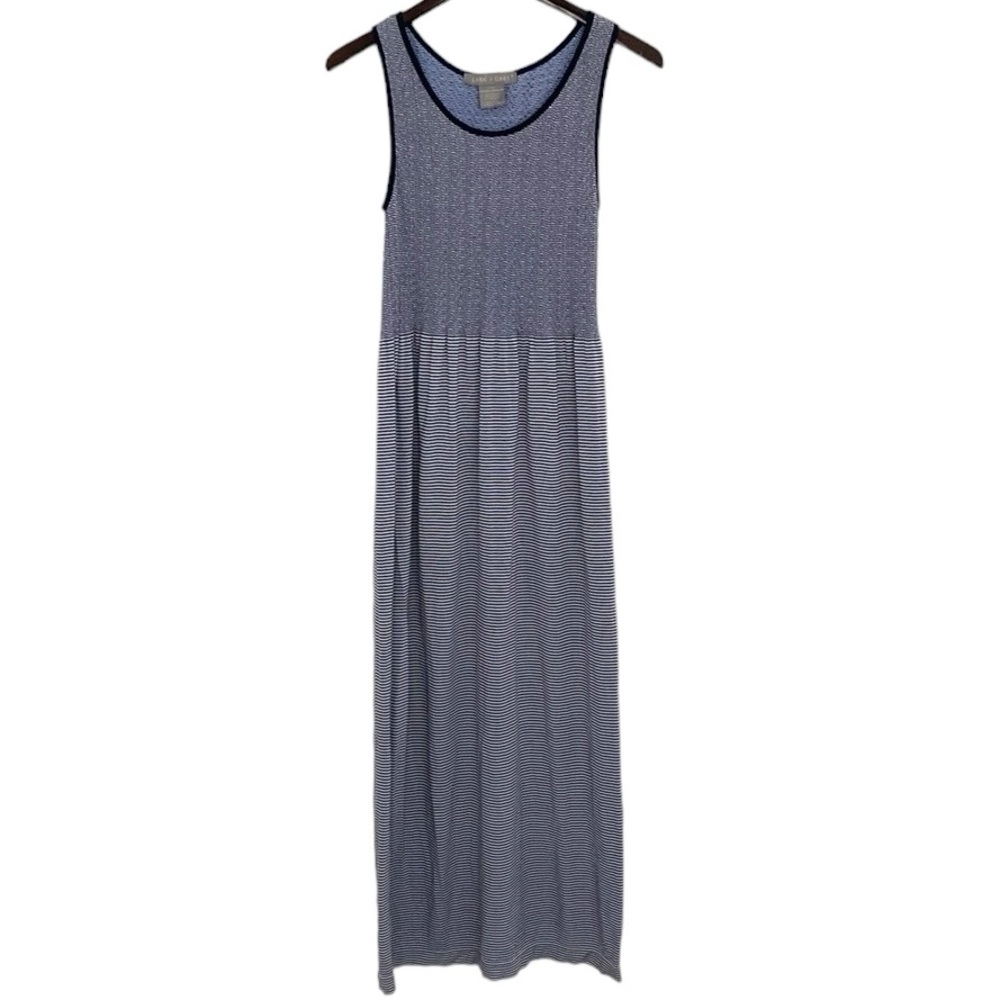 Lark + Grey Sleeveless Striped Maxi Dress